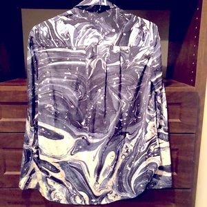 Silky Satin Jones New York top Sz Small